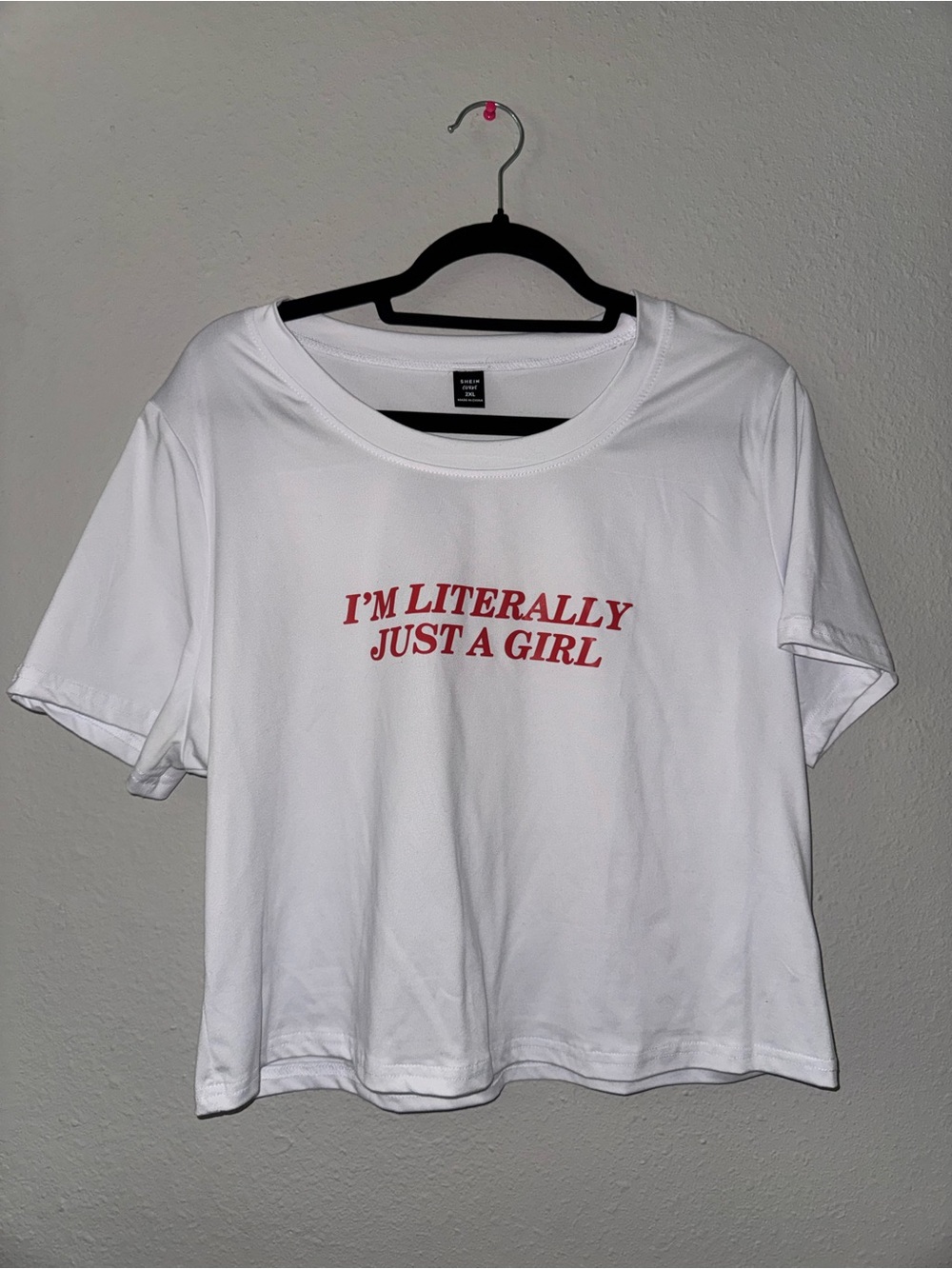 SHEIN White Crewneck Tee